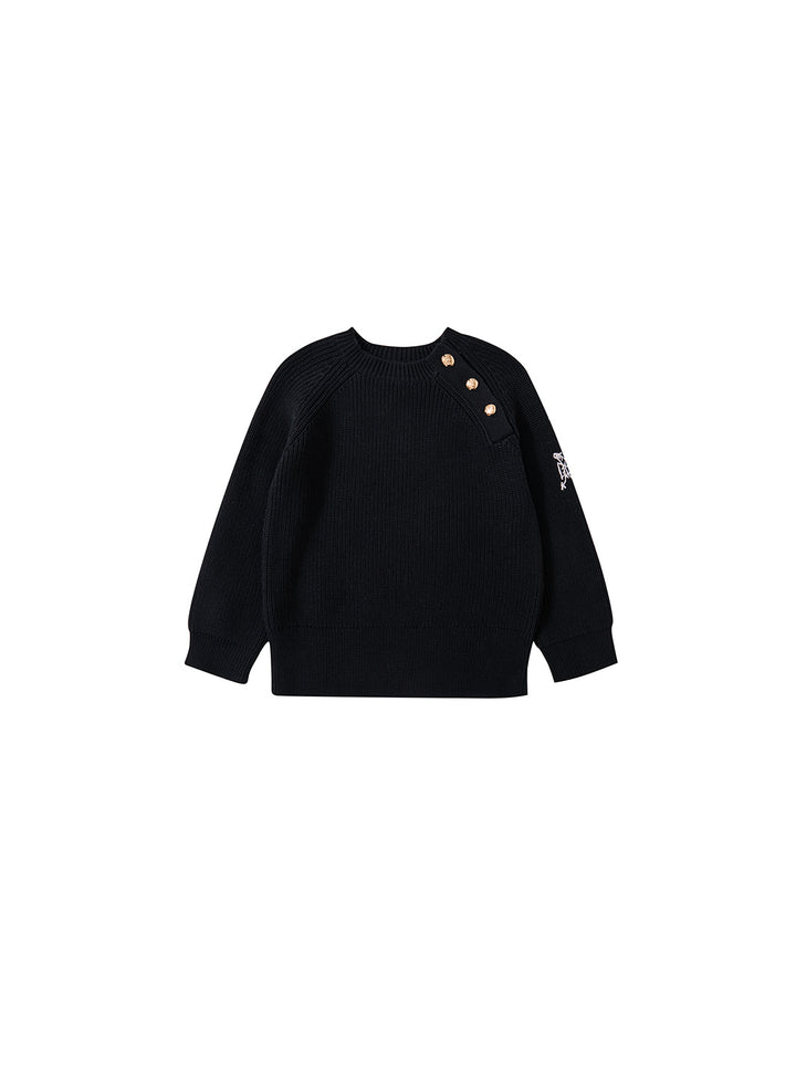 Basic Knit Sweater - Black