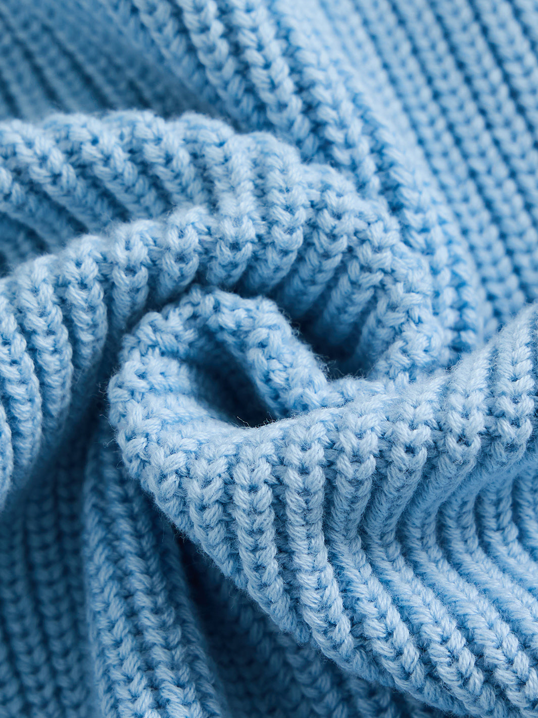 Basic Knit Sweater - Sky Blue