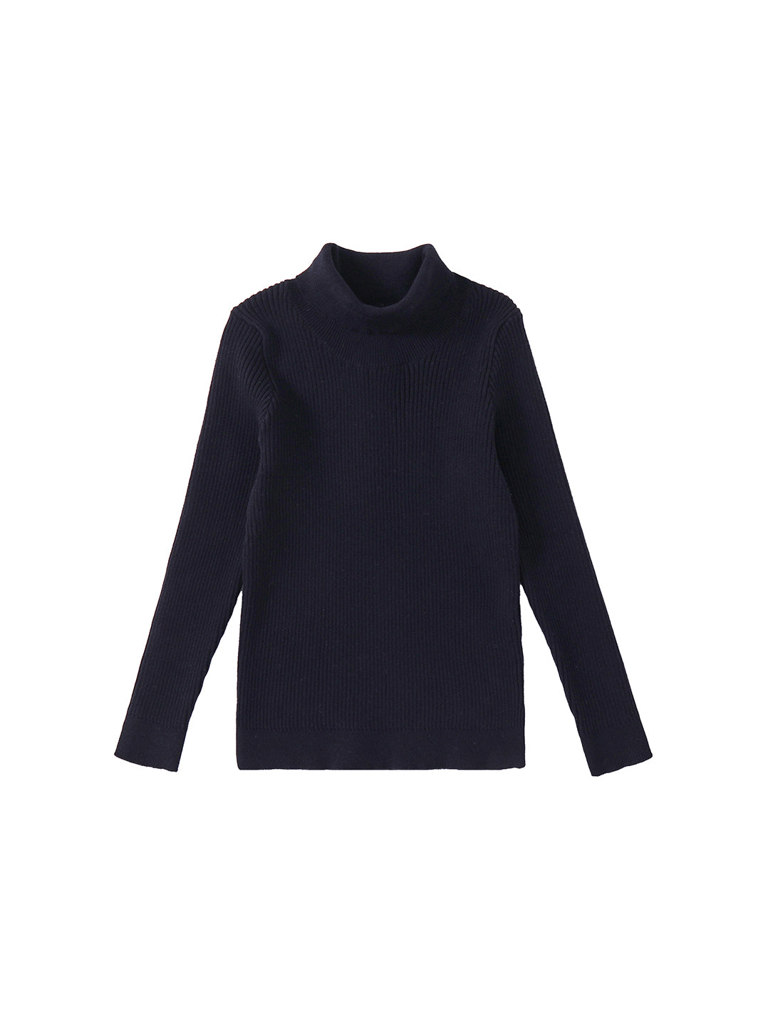 Basic Turtleneck Sweater - Black