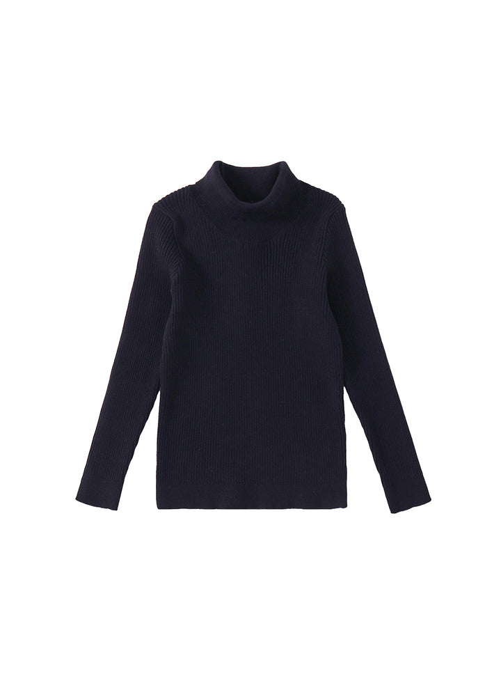 Basic Turtleneck Sweater - Black