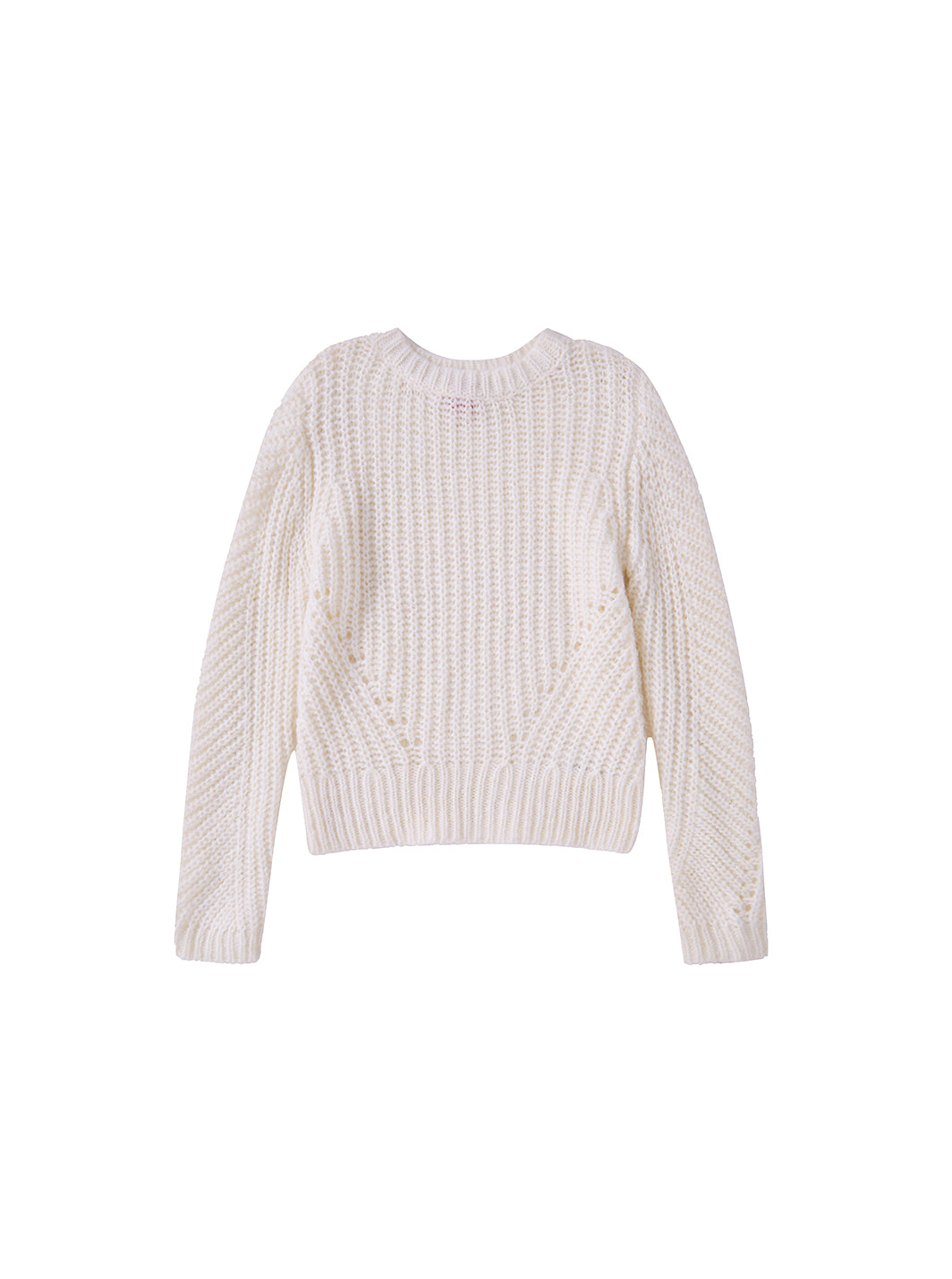 トップス Halo Wool Knit Pullover Halo Knit Sweater- Off White – Lulu Kids Clothing