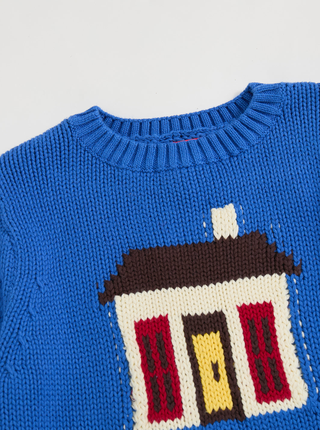 Knit House Print Sweater