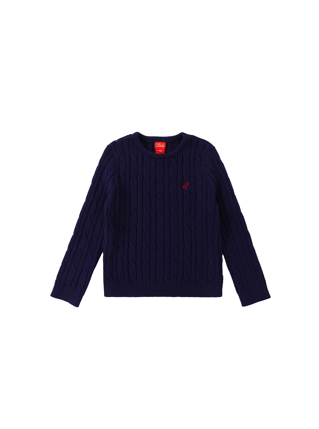 Cable Sweater - Lt. Navy