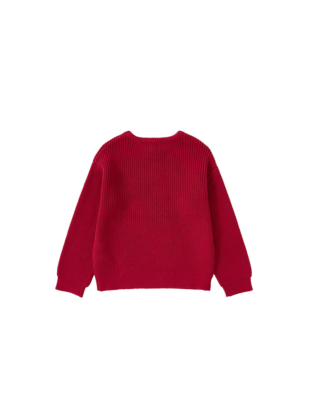 Chunky Knit Sweater - Cherry Pink