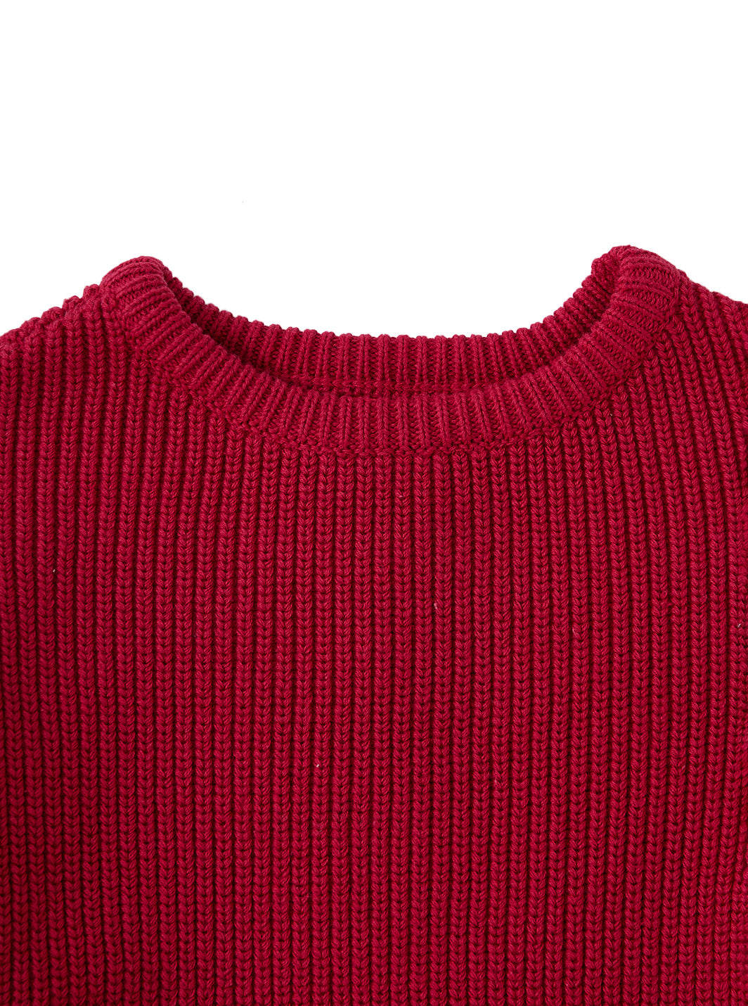 Chunky Knit Sweater - Cherry Pink