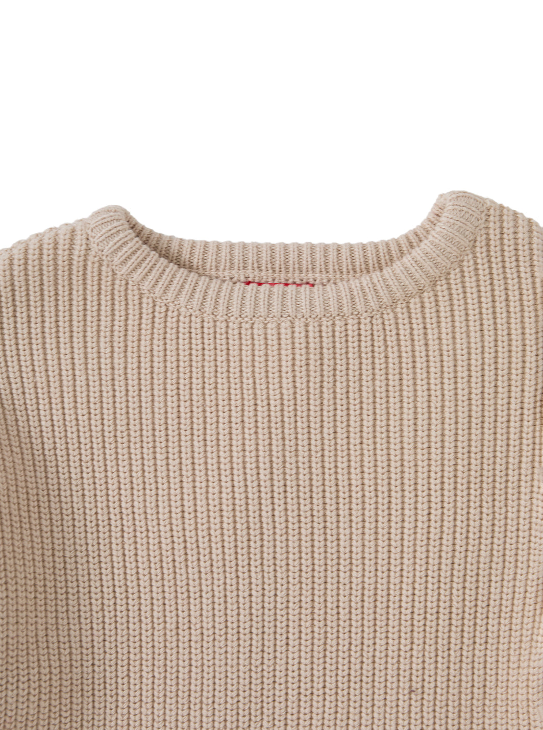 Chunky Knit Sweater - Cotton White