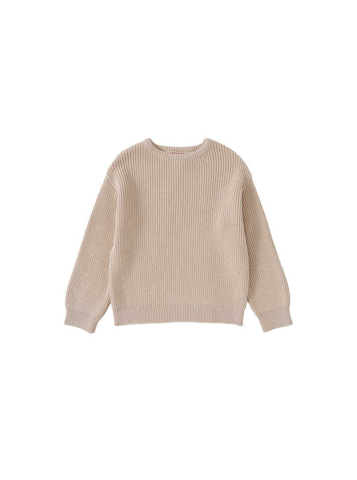 Chunky Knit Sweater - Cotton White