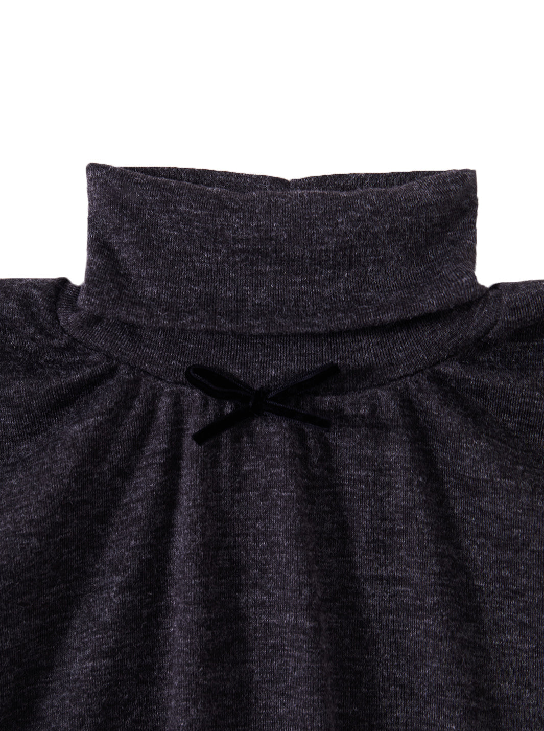Grey Melange Gathered Set