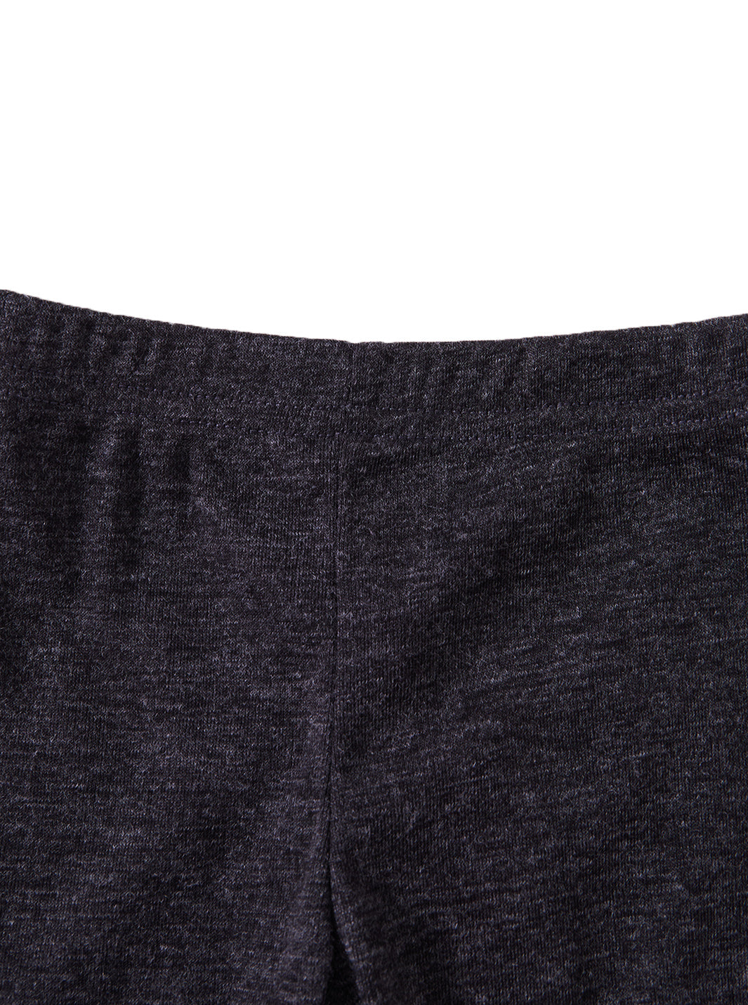 Grey Melange Gathered Set