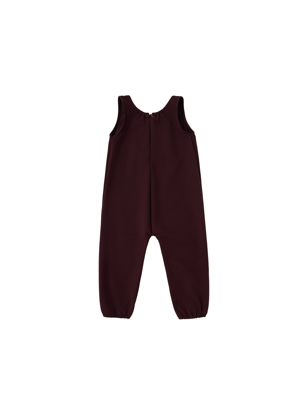 Velour Jersey Overall - Brown