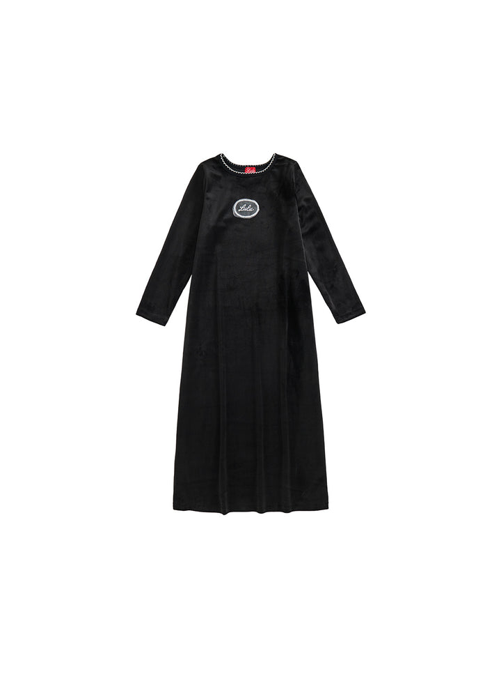 Weekend Lounge Nightgown - Black