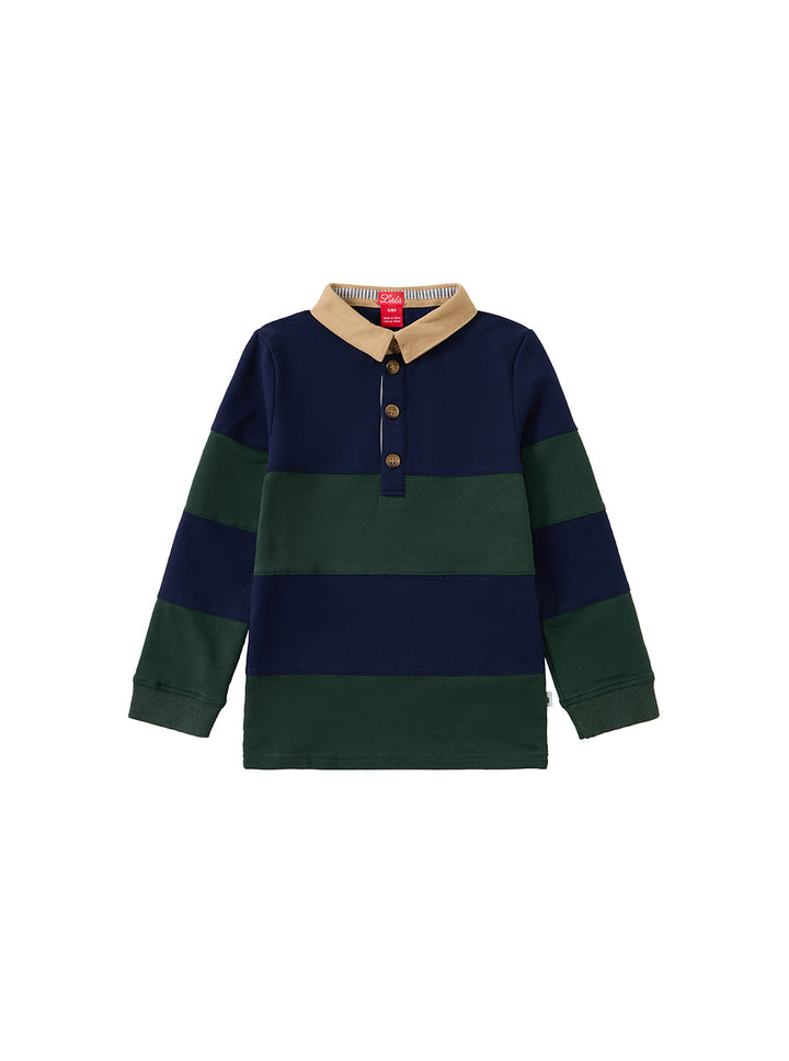 Wide Striped Polo