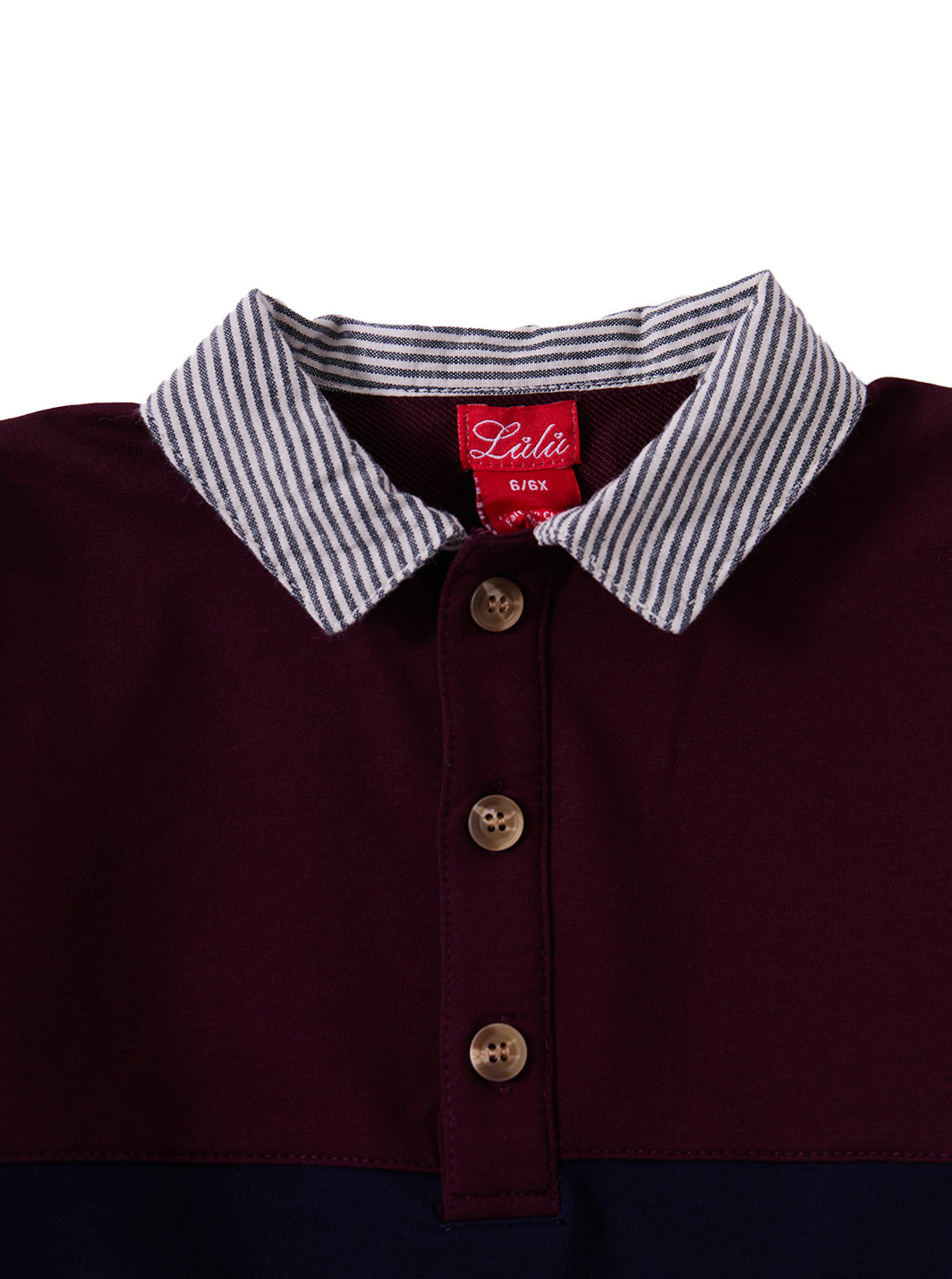 Striped Collar Polo