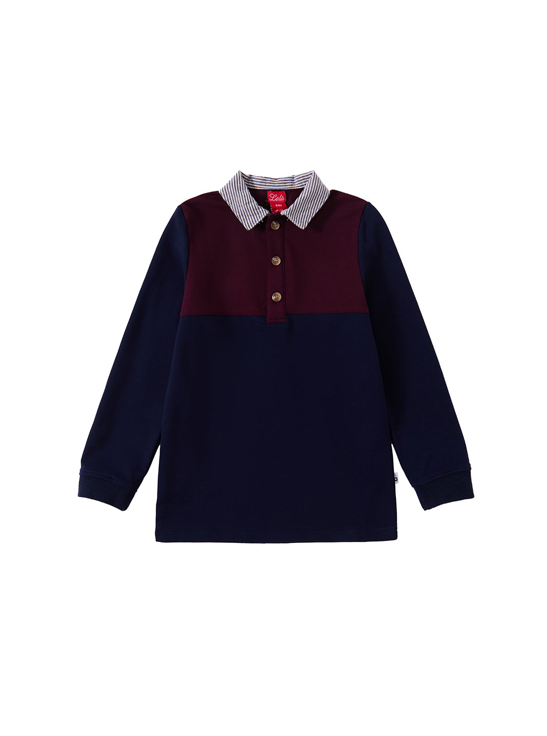 Striped Collar Polo