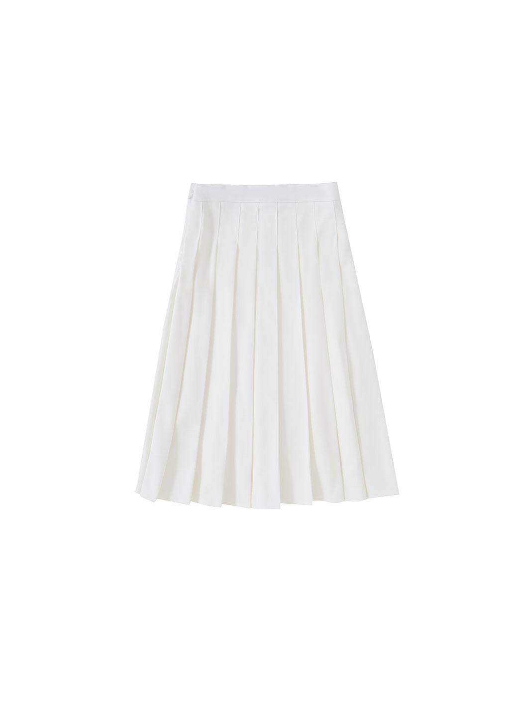 Brushed Pleated Skirt