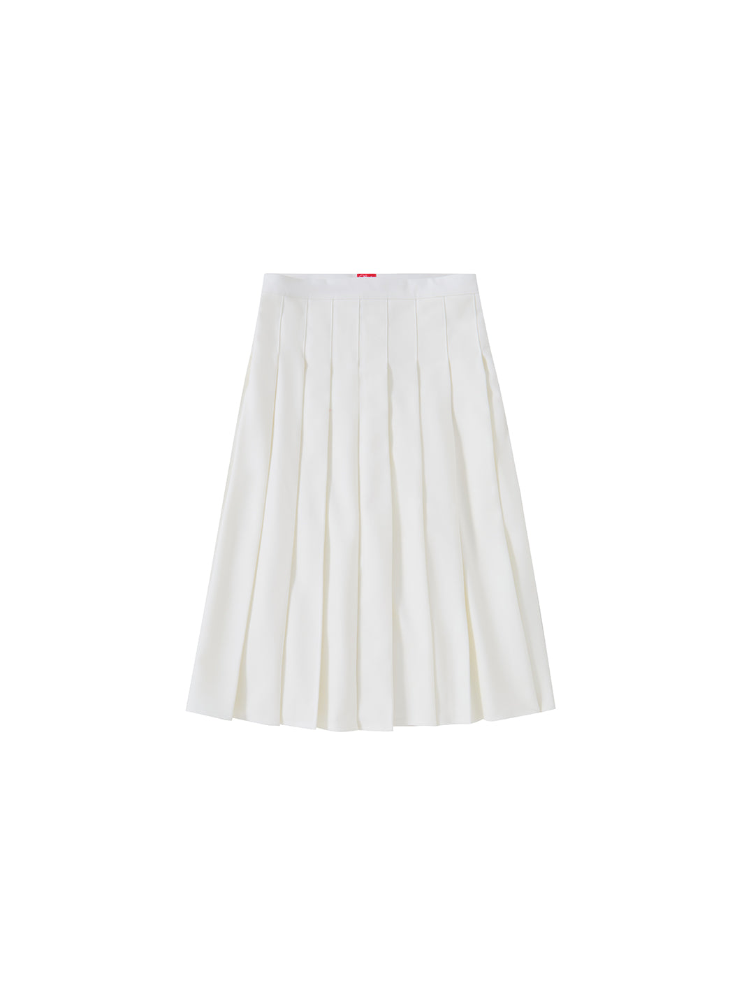 Brushed Pleated Skirt