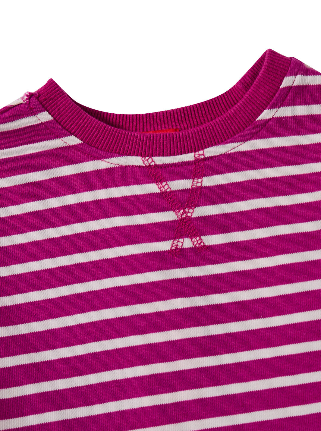 Classic Stripe Top - Raspberry