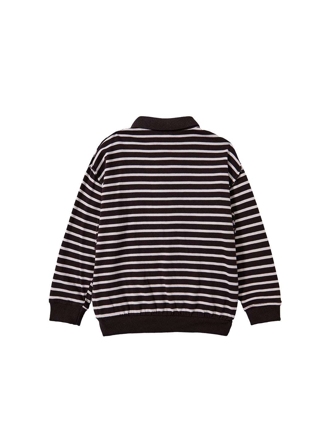 Classic Stripe Polo - Brown