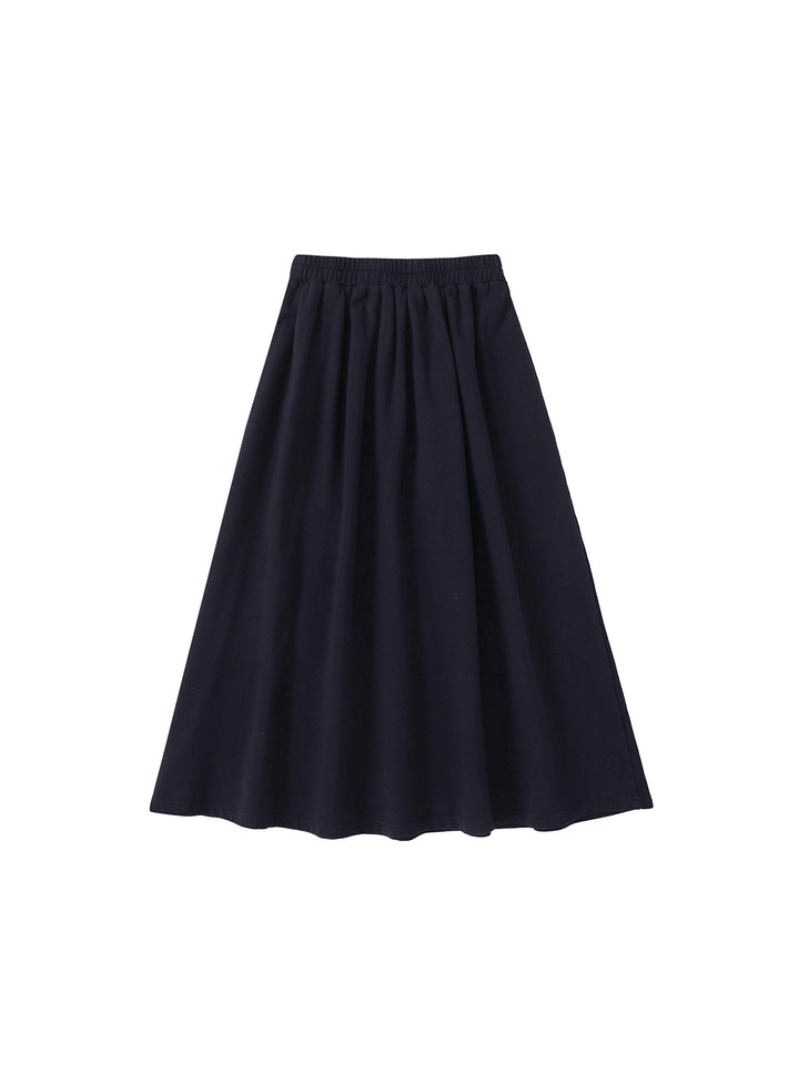 Classic Comfort Sweatskirt - Black