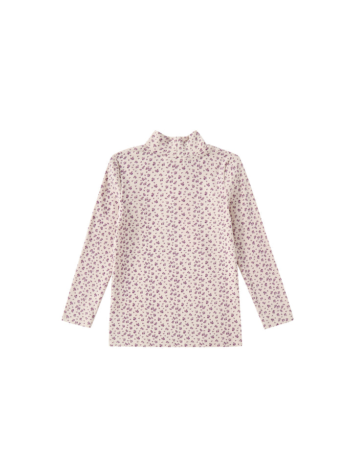 Floral T-shirt- Purple