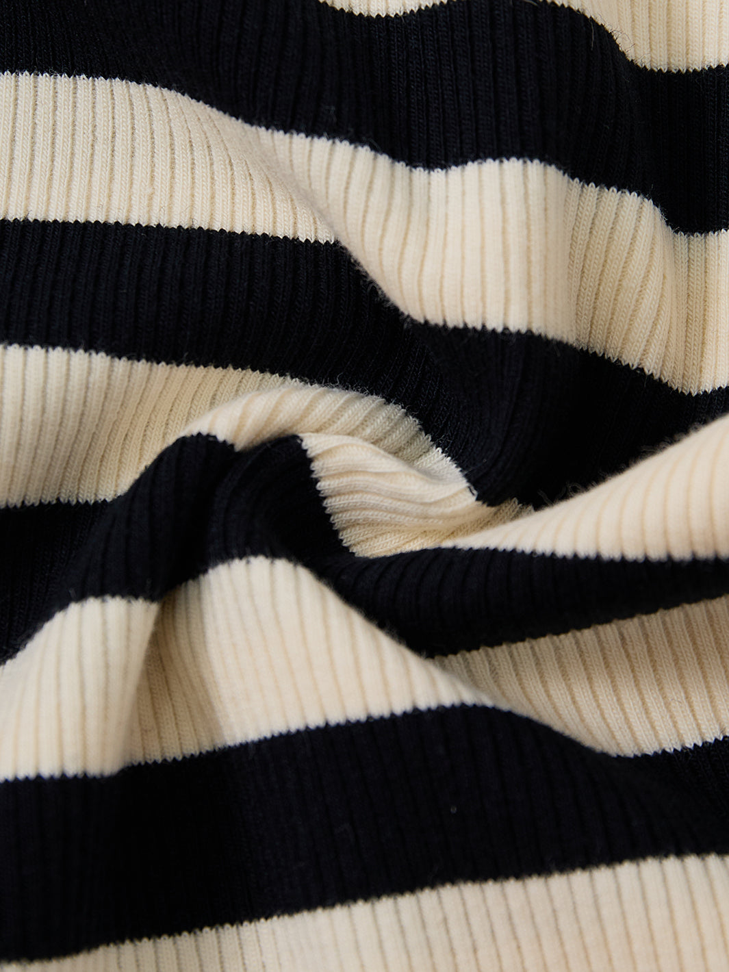 Striped T-Shirt - Black/Cream