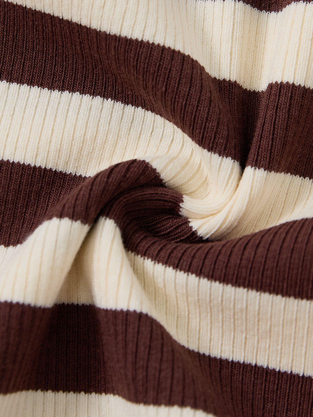 Striped T-Shirt - Brown/Cream