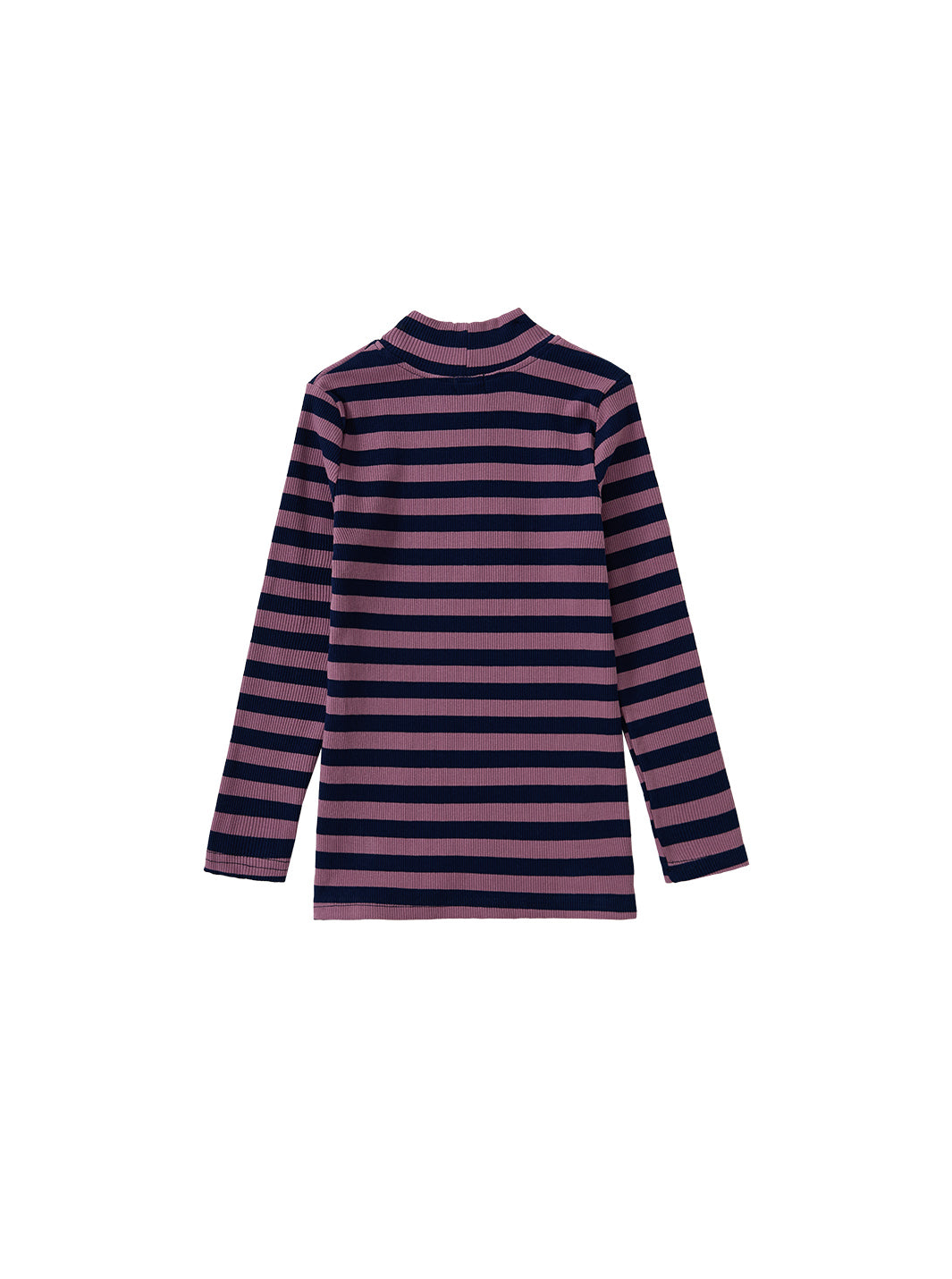 Striped T-Shirt - Navy/Lavender