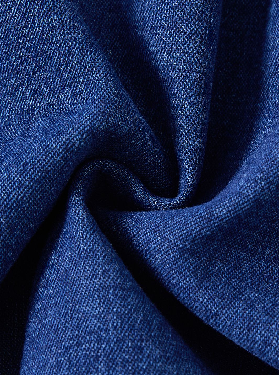 Denim Yoke Skirt - Navy