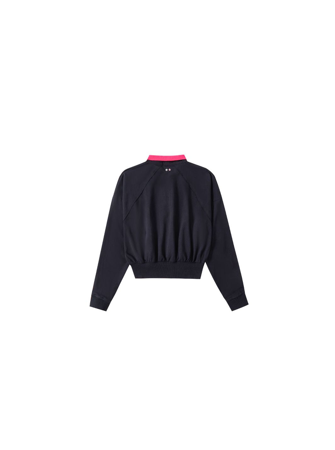 & Lu Crop Length Polo - Black