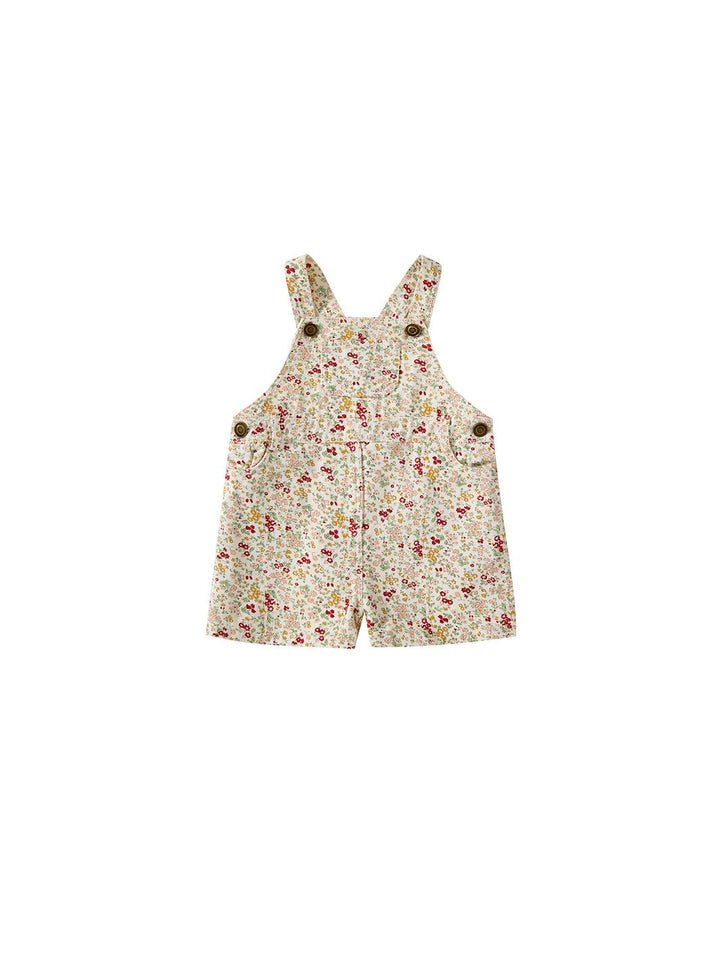Cottage Floral Short Overall