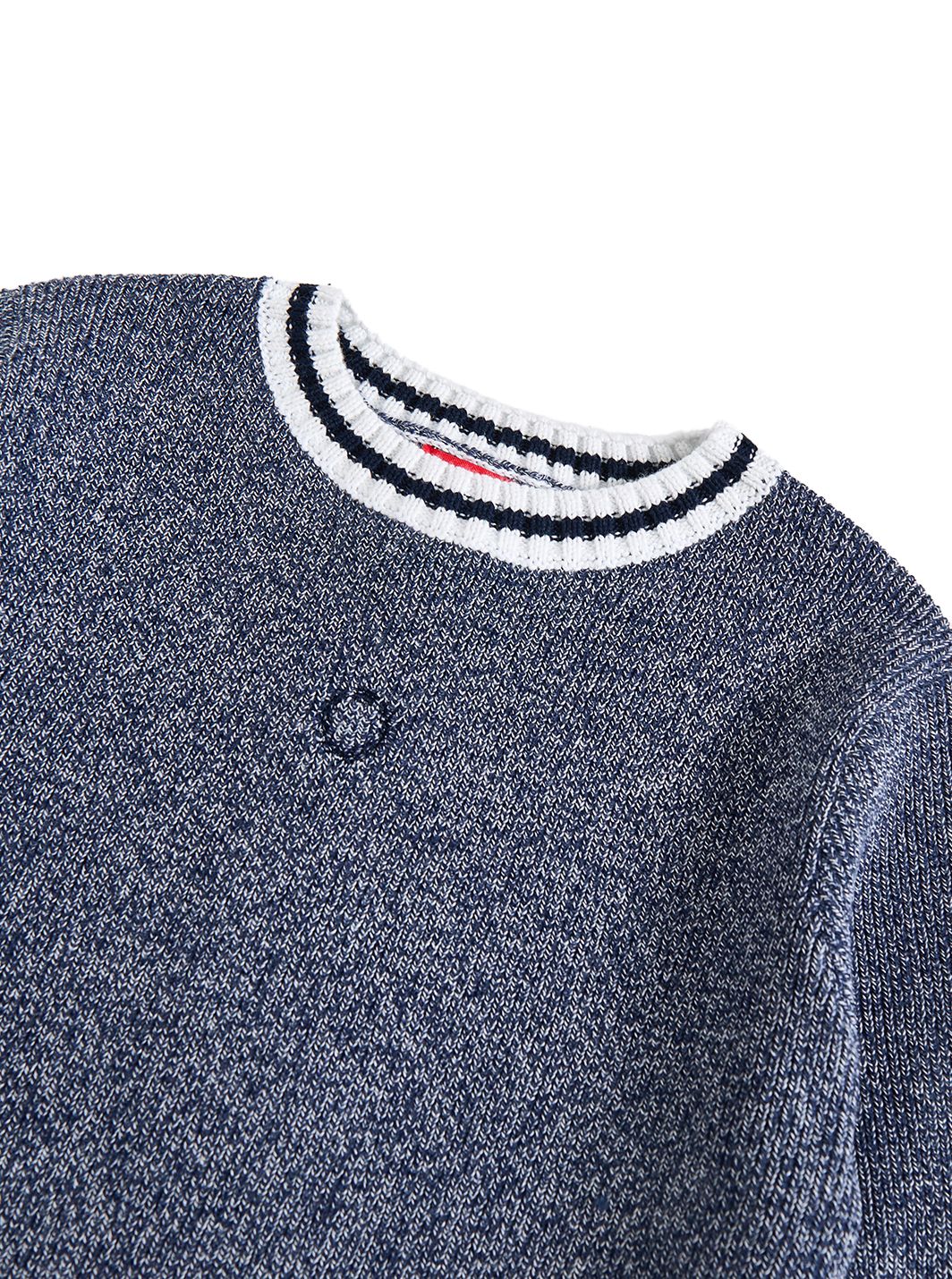 Stripe Emblem Sweater