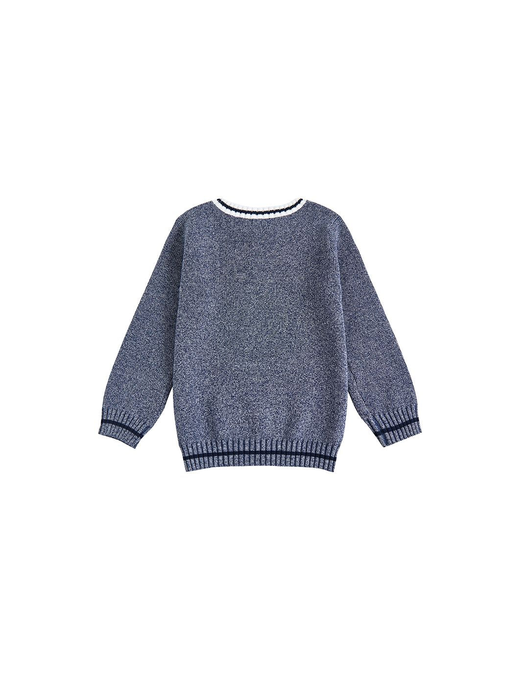 Stripe Emblem Sweater