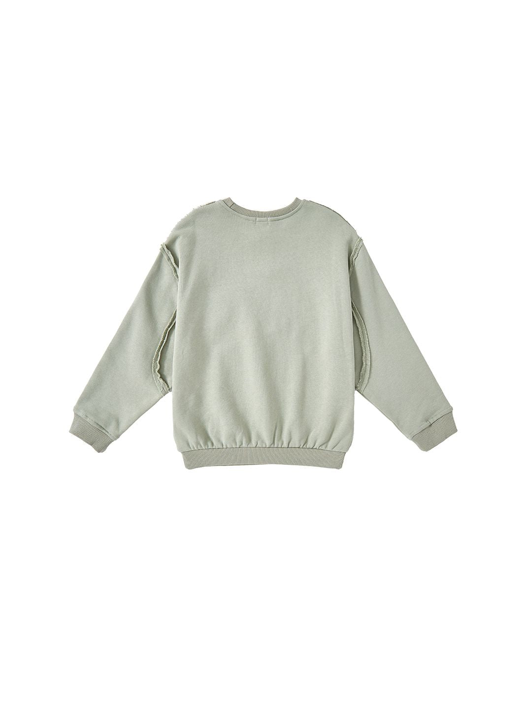 Pocket Bird Print Top - Pale Green