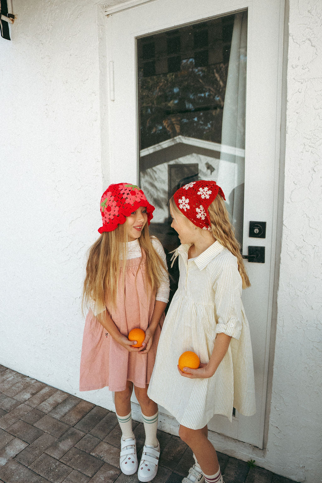 Hopscotch Jumper - Salmon