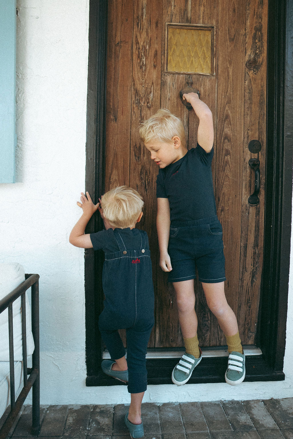 Embroidered Parade Overall - Navy