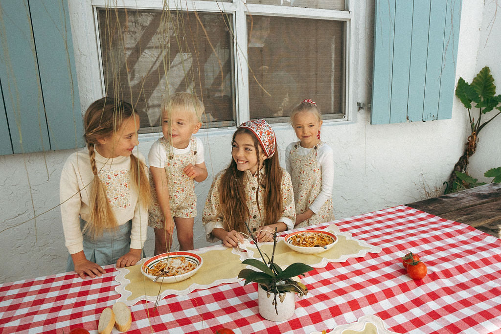 Cottage Floral Short Overall