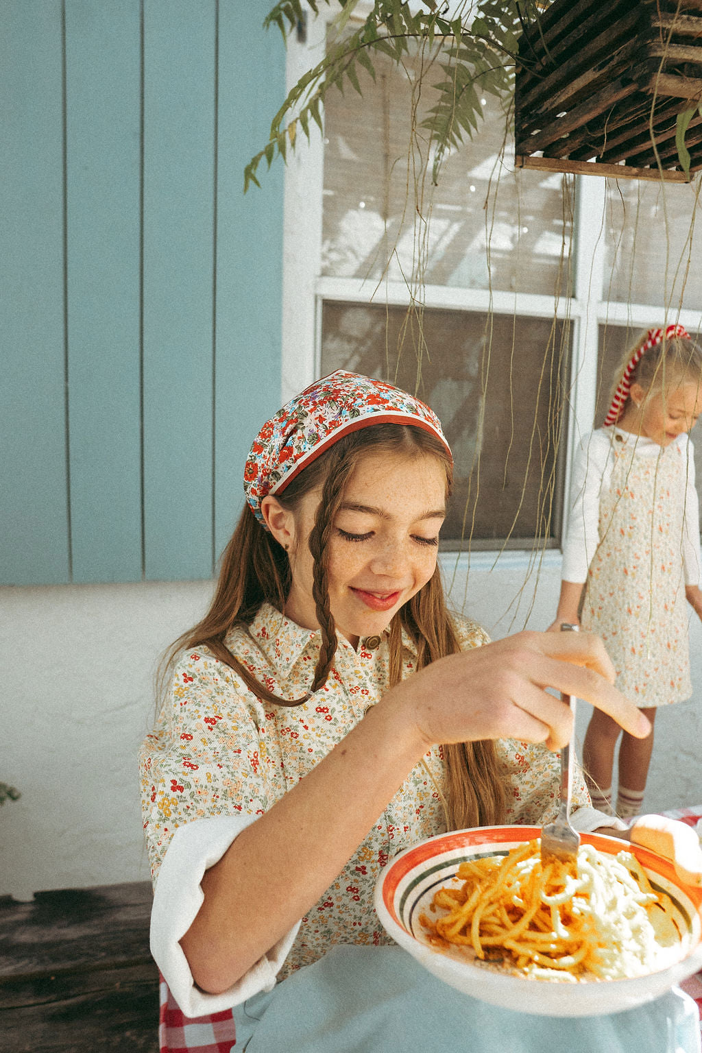 Cottage Floral  Crop Shirt