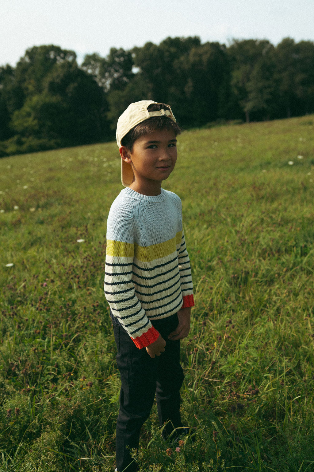 Knit Color Block Sweater