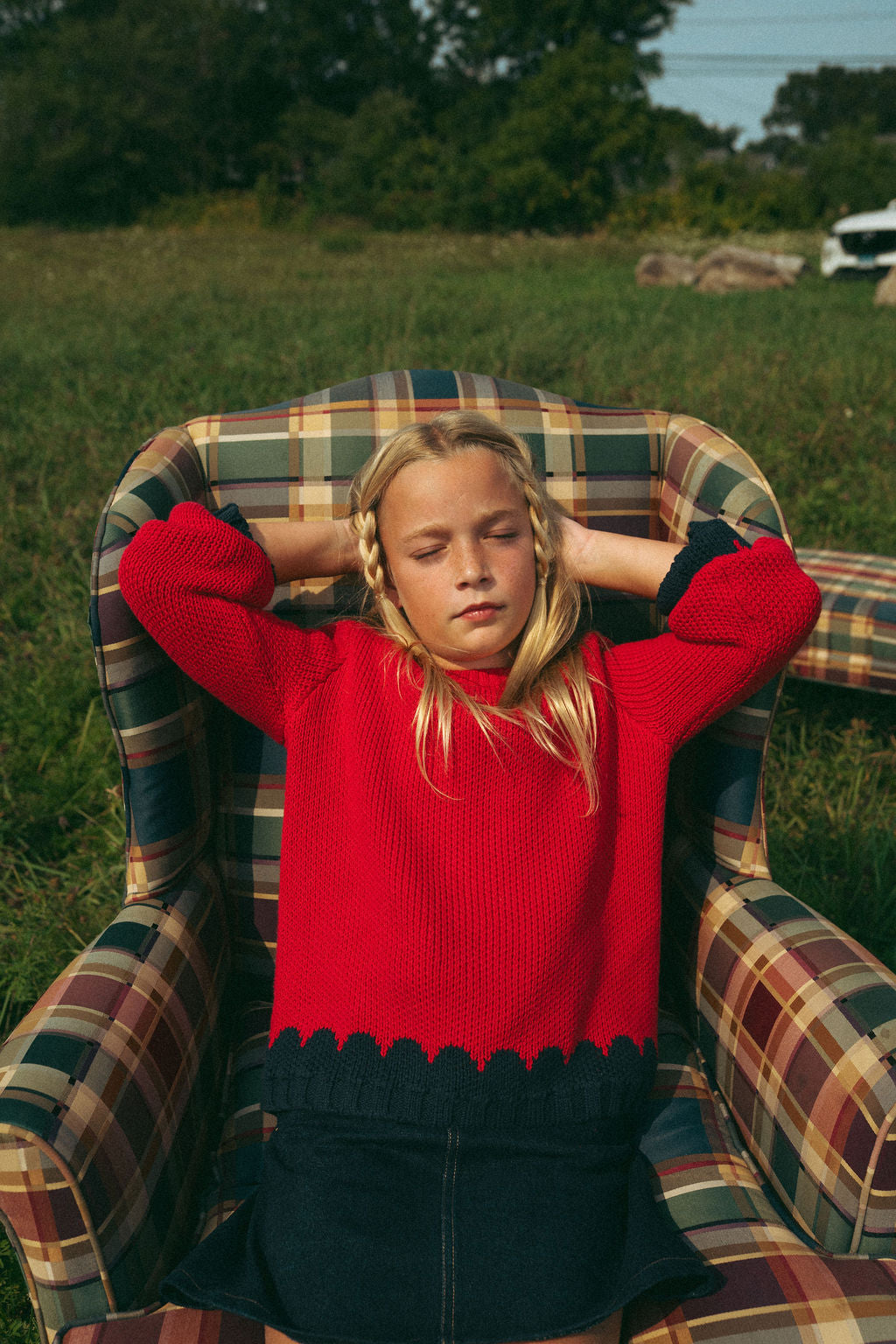 Knit Scallop Sweater