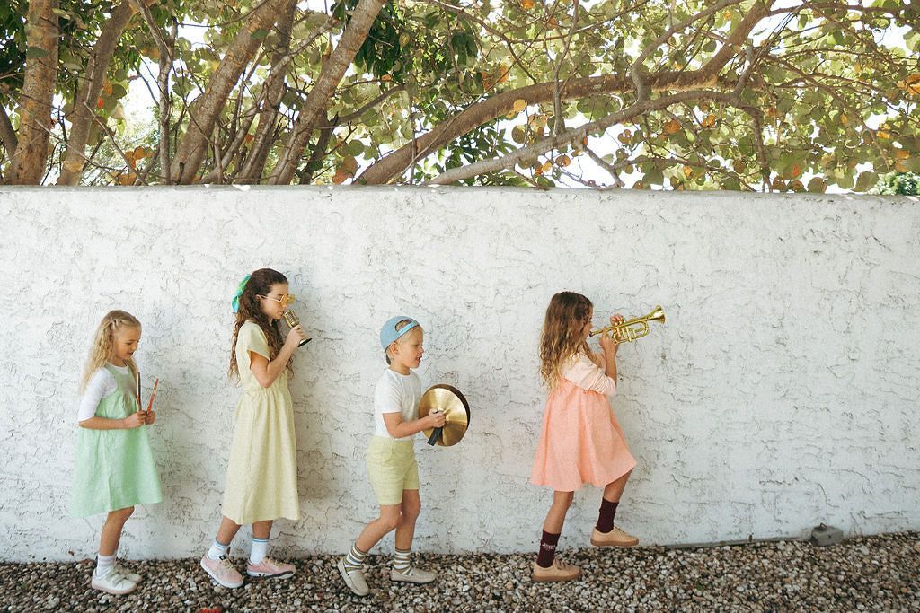 Gelato Short Sleeve Dress - Yellow