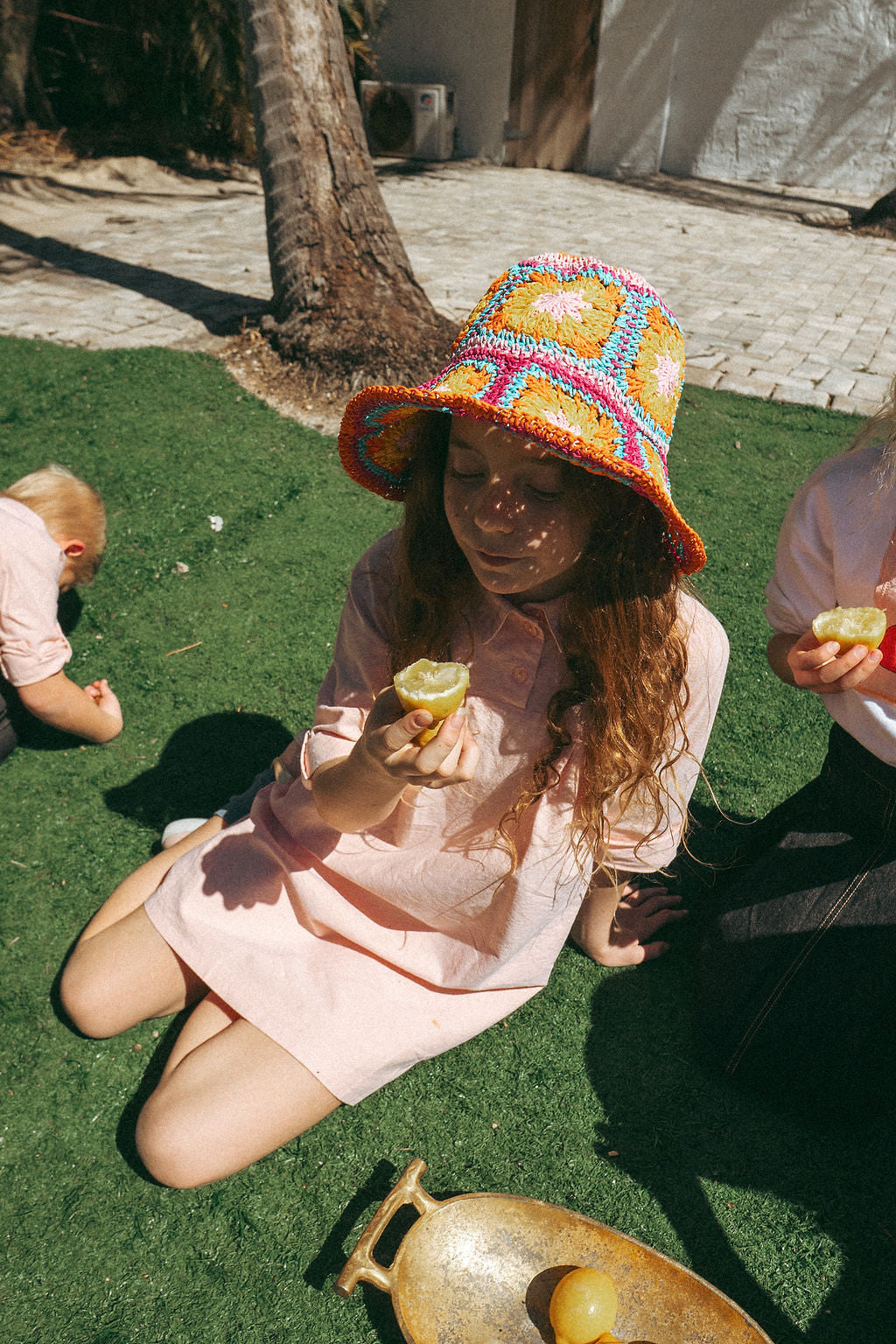 Peach Tea Dress
