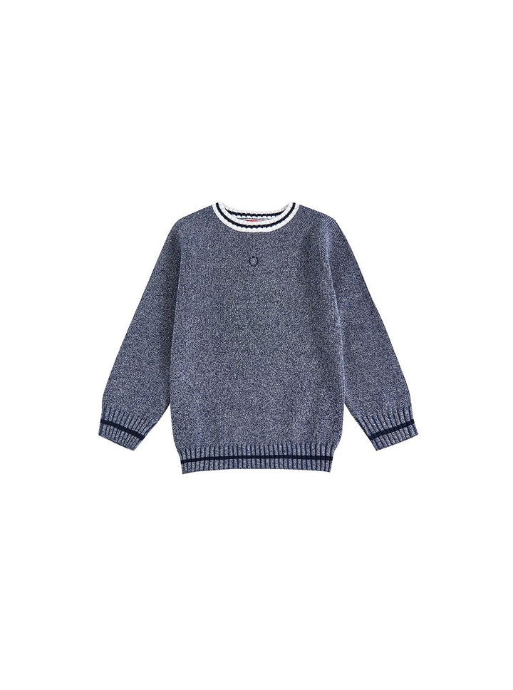 Stripe Emblem Sweater