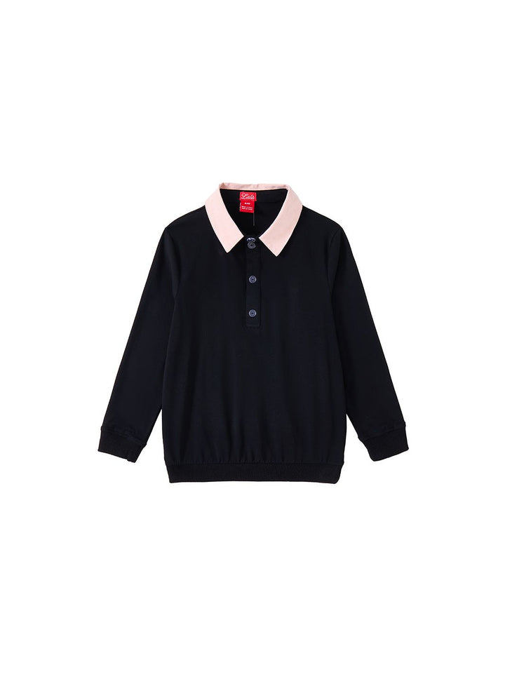 Contrast Collar Polo