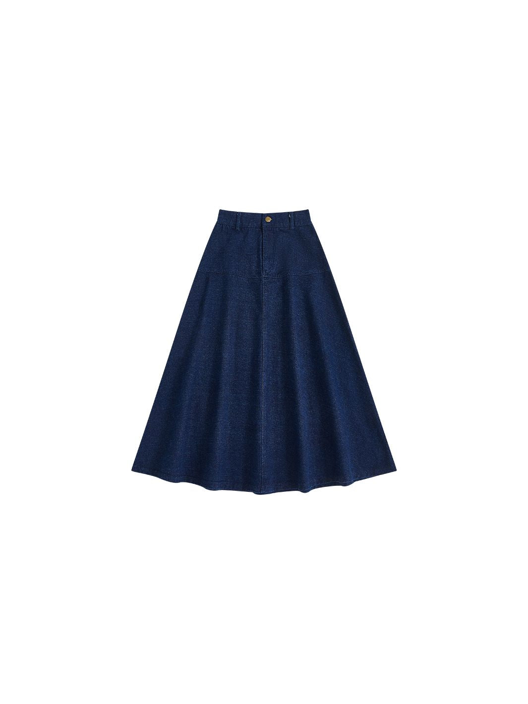 YUEQI QI❤️DENIM SUAN PAN SKIRT BLU & Lu Denim Thick Tea Length Skirt - Dk. Blue – Lulu Kids Clothing