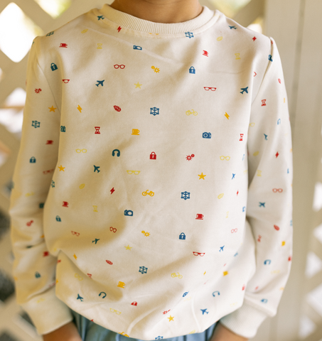 Small Symbol Print Top