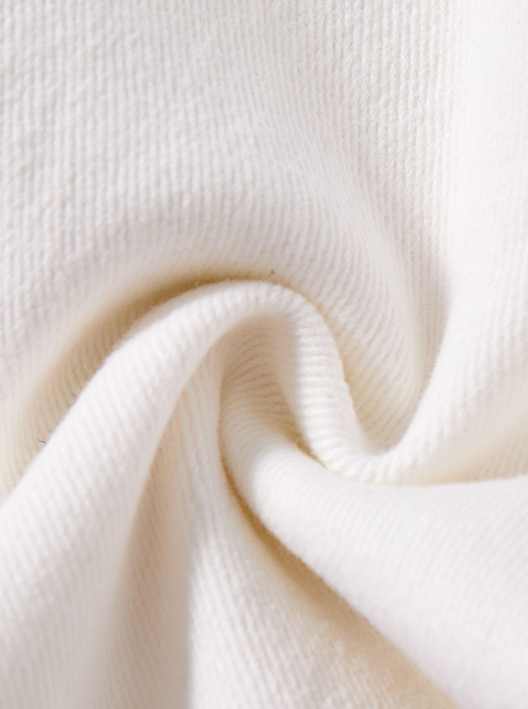 Twill Topstitch Crop Shirt - White