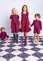 Velvet Collar Overall