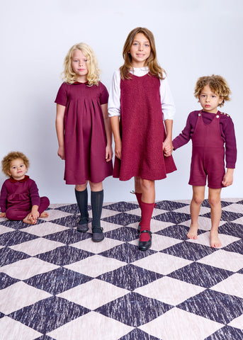 Velvet Collar Overall