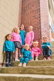 Baby French Terry Set - Hot Pink