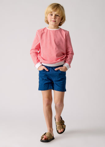 Slanted Striped Top